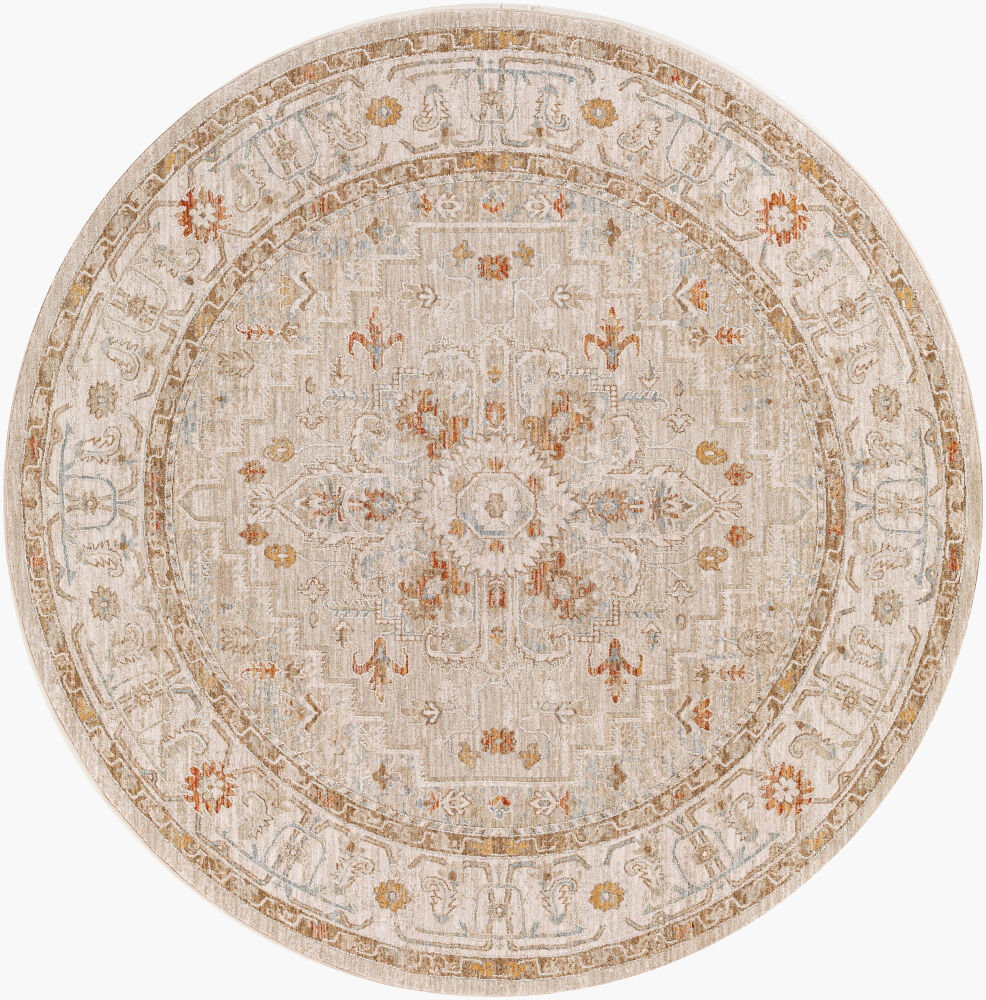 Avant Garde Machine Woven Rug, by Surya, 6'6.74" length x 6'6.74" width