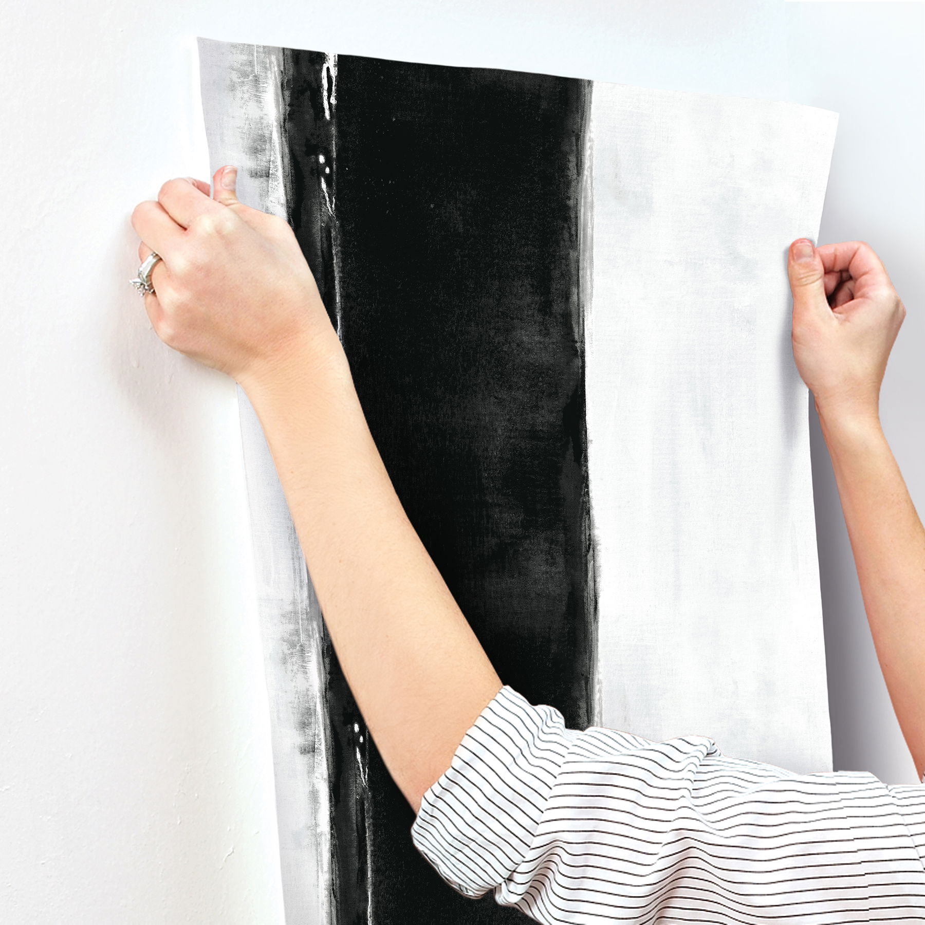 Ink Wash Black Wallpaper large image 