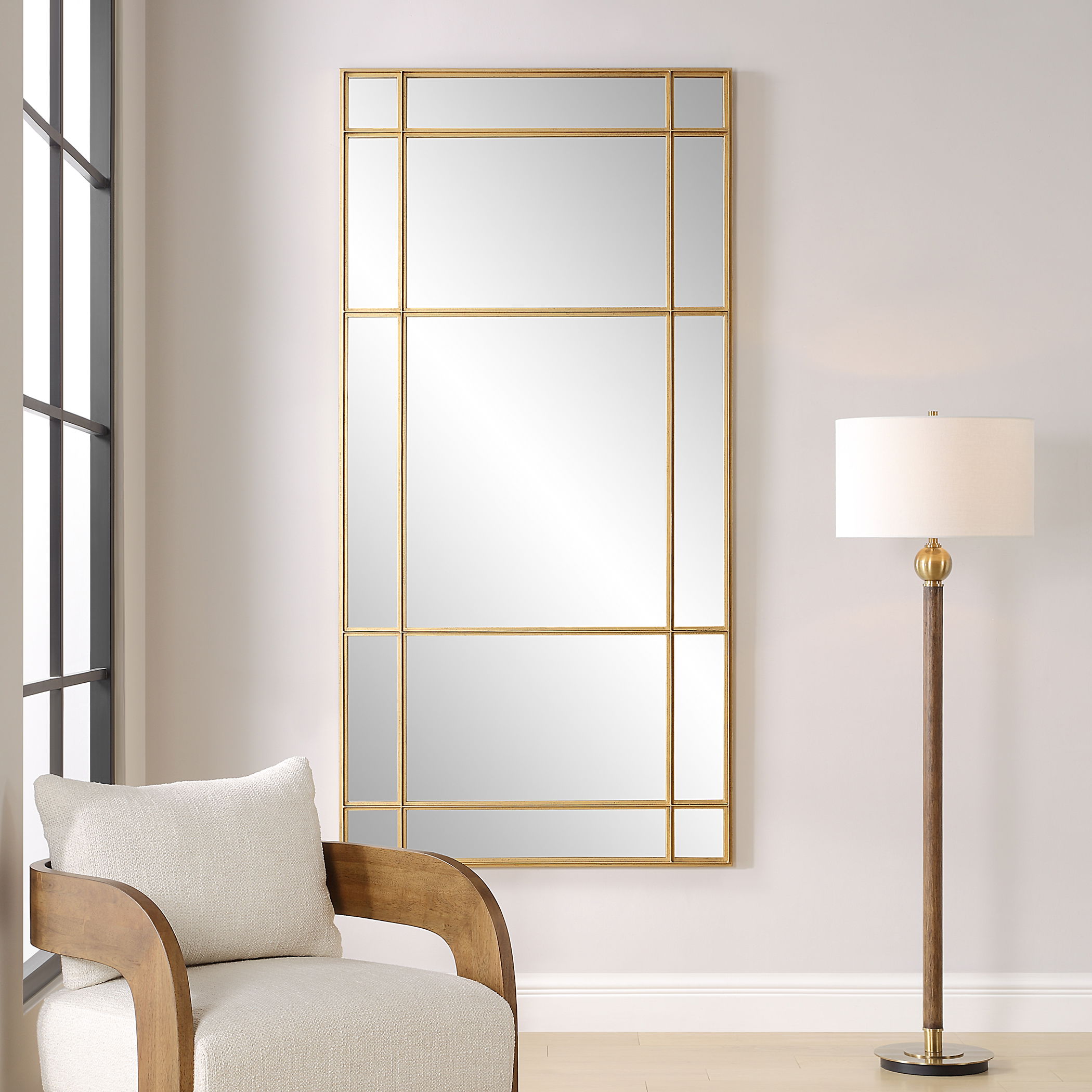 Spurgeon Gold Window Mirror large image 