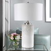 Georgios Cylinder Table Lamp, by Uttermost, 18" width x 28.5" height x 18" depth thumbnail 5