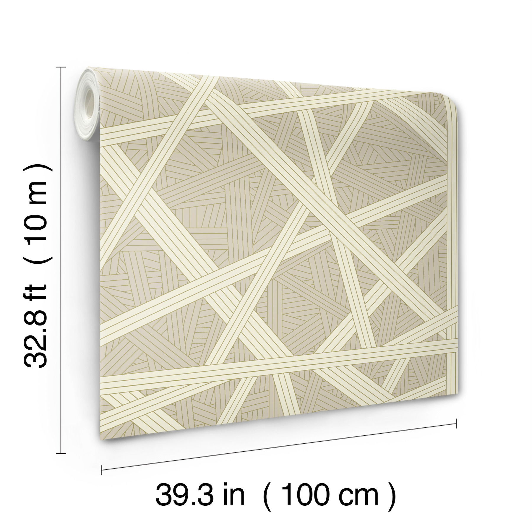 Nastri Warm Neutral Wallpaper large image 