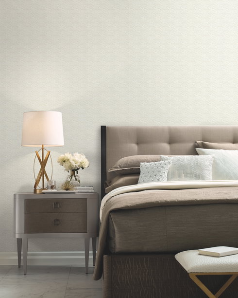 High Society Beige Wallpaper