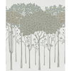 Oakwood Grove White Wallpaper thumbnail 0