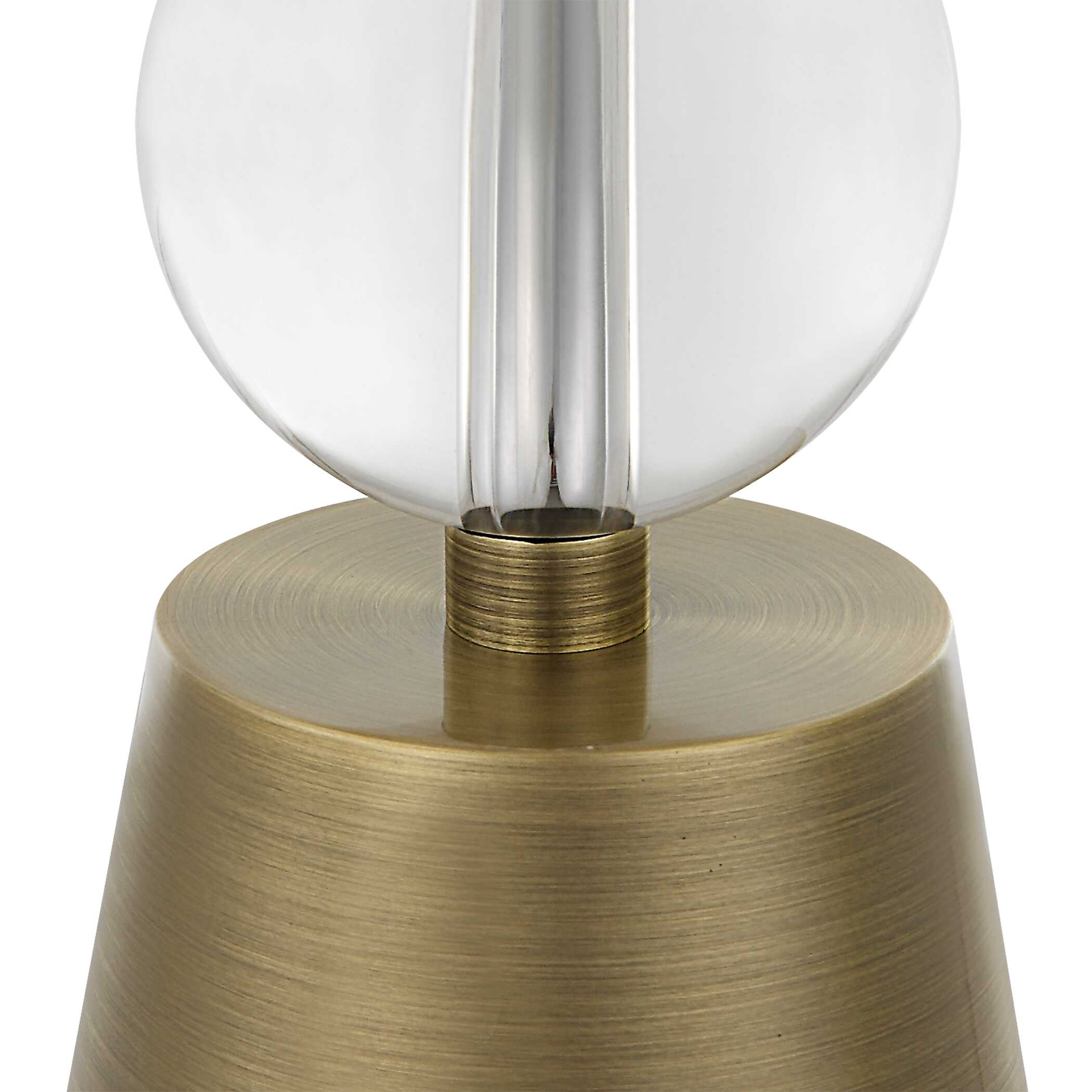Annily Crystal Table Lamp, by Uttermost, 17" width x 36.75" height x 17" depth View 8