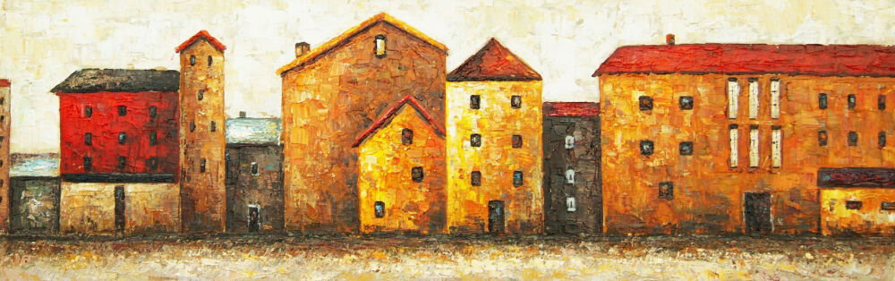 Surya Wall Decor, Painting, 20" width x 60" height