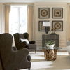 Serpentine Brown Fabric Accent Chair thumbnail 3