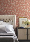 Dahlia Trail Burnt Orange Wallpaper, by York Wall, 27' length x 2'3" width x 0.02" depth thumbnail 3
