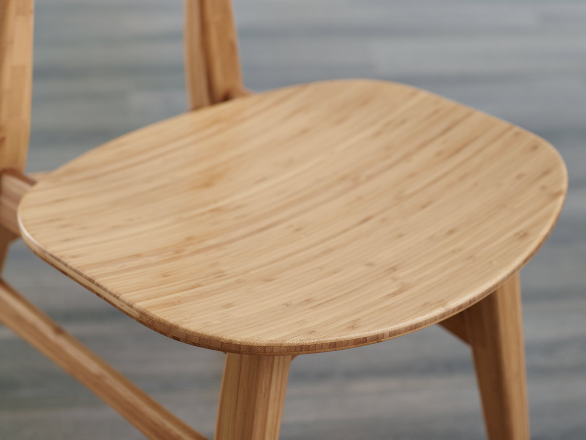 Cassia Dining Chair, Caramelized, (Set of 2), by Greenington, 22.5" length x 19.5" width x 31" height View 3
