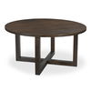 Joel Dining Table Dark Brown, by Moe's Home, 60" width x 30" height x 60" depth thumbnail 2