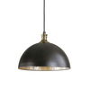 Placuna 1 Light Bronze Pendant, Ceiling Light by Uttermost, 10.5" height x 15" diameter thumbnail 1