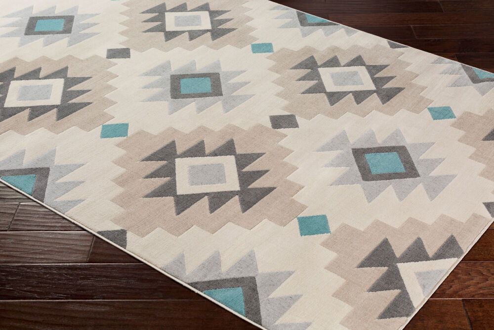 City Machine Woven Rug large image 
