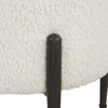 Arles White Shearling Ottoman, by Uttermost, 16" width x 18" height x 16" depth thumbnail 6