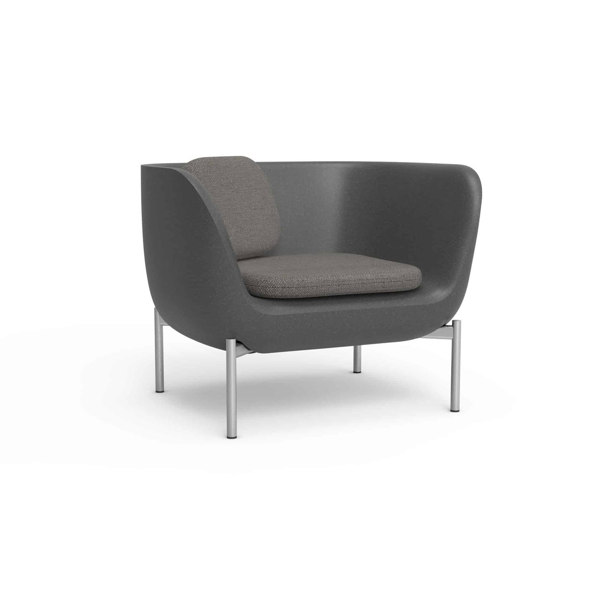 Inou Elements Arm Chair, Outdoor Furniture by Crescent Garden, 2'10.3" width x 2'2.4" height x 2'3.7" depth View 5