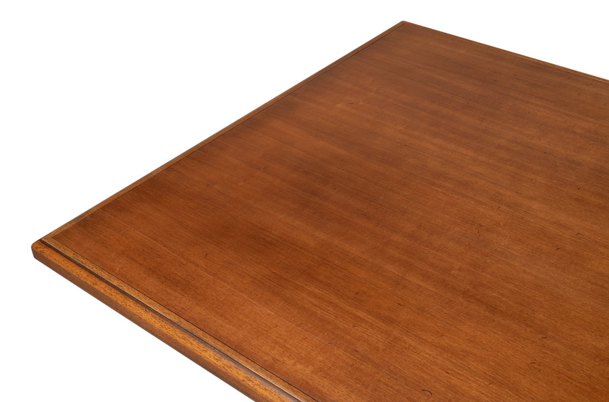 Lionisio Trestle Table  Noce Antica, by Sarreid, 3'5" length x 7' width x 2'6" height View 9
