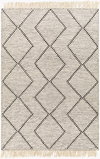Uttar Handmade Rug, by Surya, 1'6" length x 1'6" width thumbnail