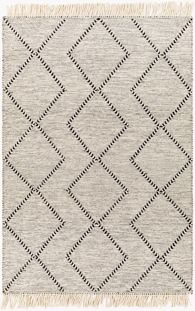Uttar Handmade Rug, by Surya, 1'6" length x 1'6" width