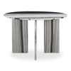 Celia Round Dining Table Panda Marble thumbnail 0