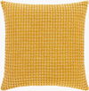Waffle Accent Pillow, Decorative Pillow by Surya, 22" length x 22" width thumbnail