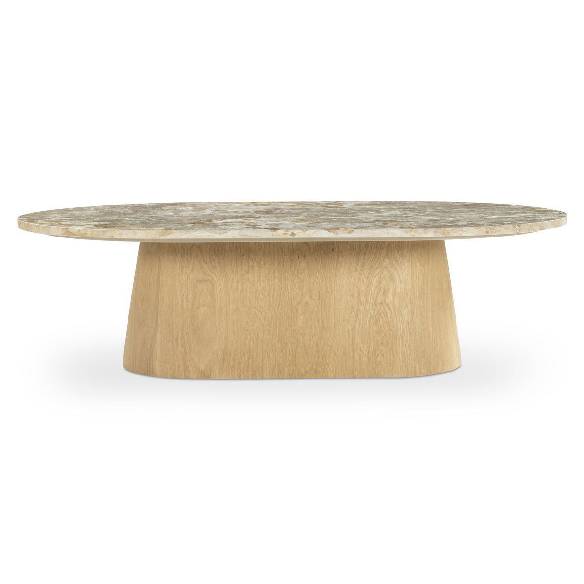 Carly Coffee Table Panther Stone, by Moe's Home, 54" width x 15" height x 36" depth View 1