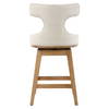 Klismos Off-White Fabric Counter Stool, Counter & Bar Stool by Uttermost, 20" width x 38.25" height x 21.5" depth thumbnail 7