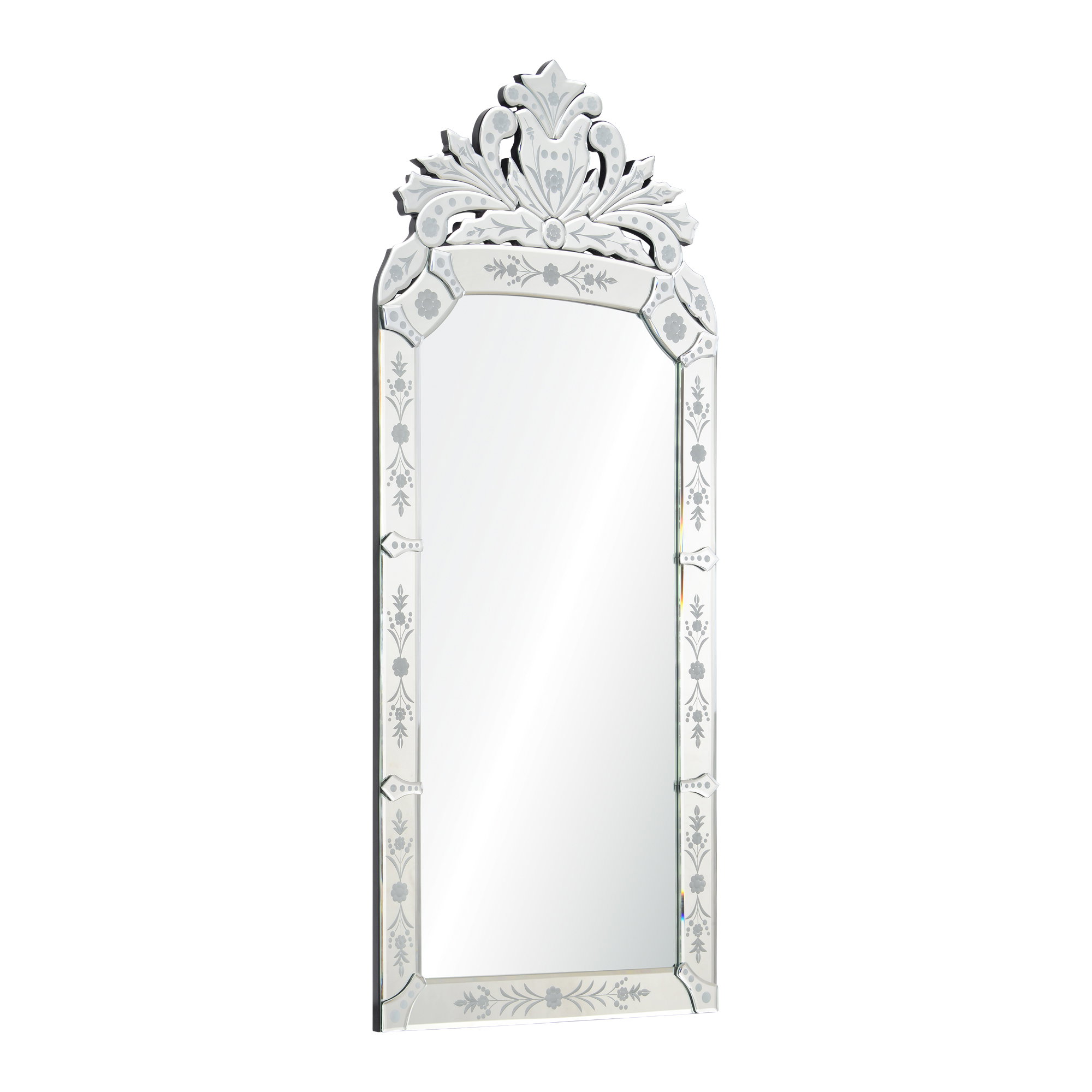 Venetian Wall Mirror, by Renwil, 19" height x 1" depth View 2
