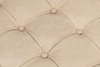 Corbet Cocktail Ottoman  Cappucino White, by Sarreid, 3'3" length x 3'3" width x 1'4" height thumbnail 7