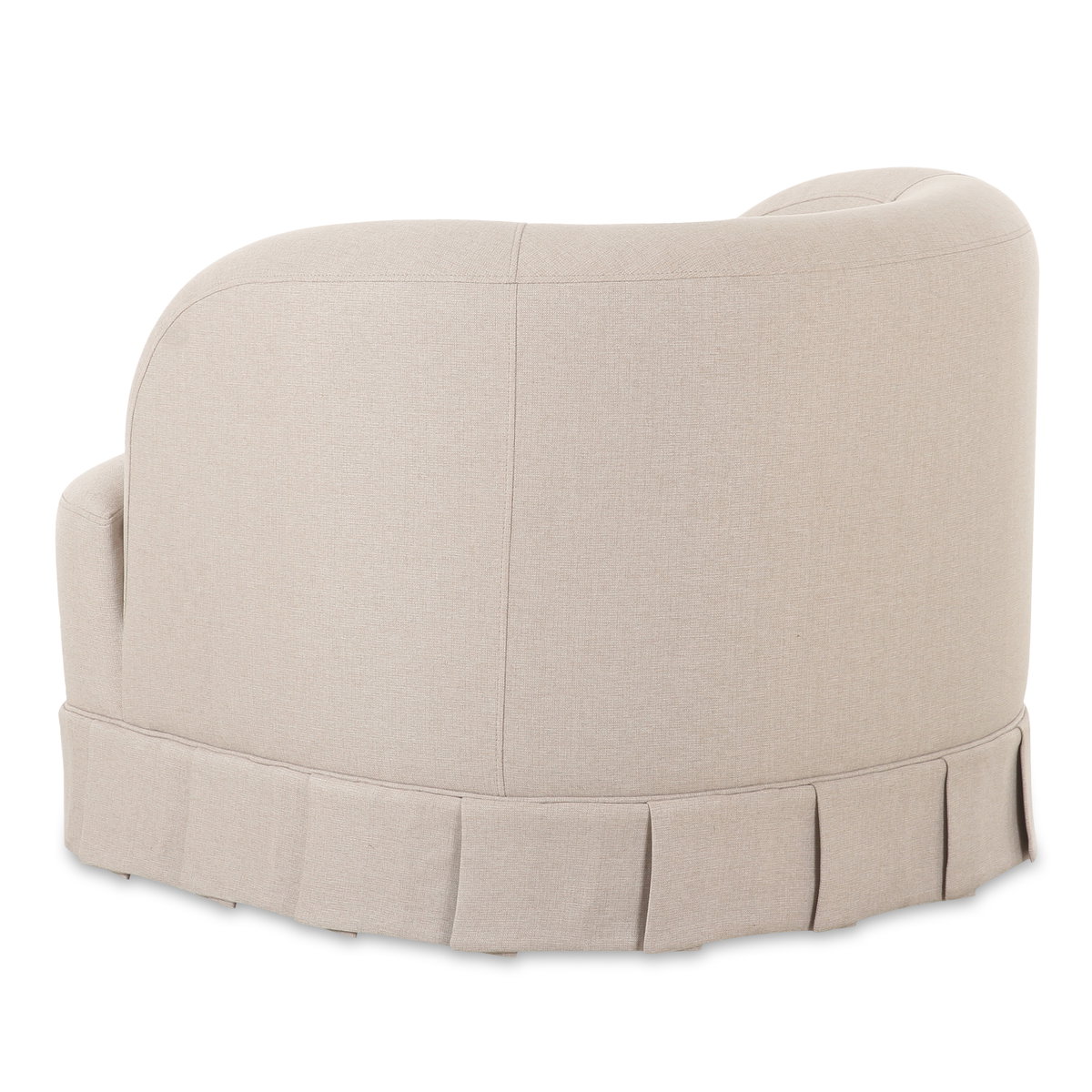 Maren Swivel Chair Beige, Accent Chair by Moe's Home, 32" width x 26.5" height x 30" depth View 5