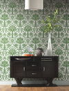 Palmetto Palm Damask Green Wallpaper thumbnail 2