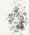 Magnolia Home Tea Rose White & Black Peel & Stick Wallpaper thumbnail 0
