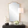 Demure Antique Gold Mirror thumbnail 1