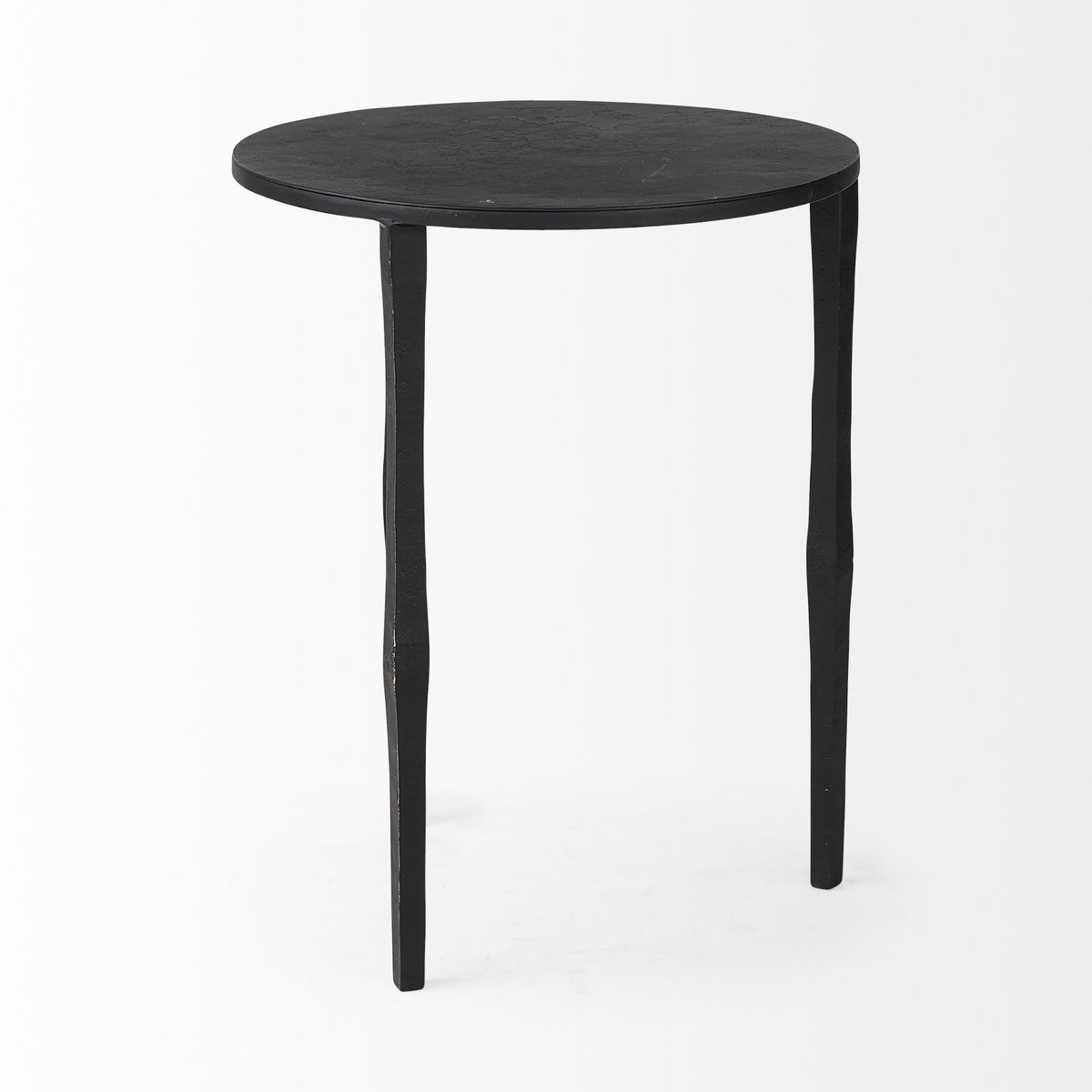 Timothy 16.0L x 16.0W X 20.0H Ebony Black Iron Side Table, Side & End Table by Mercana, 16" length x 16" width x 20" height View 8