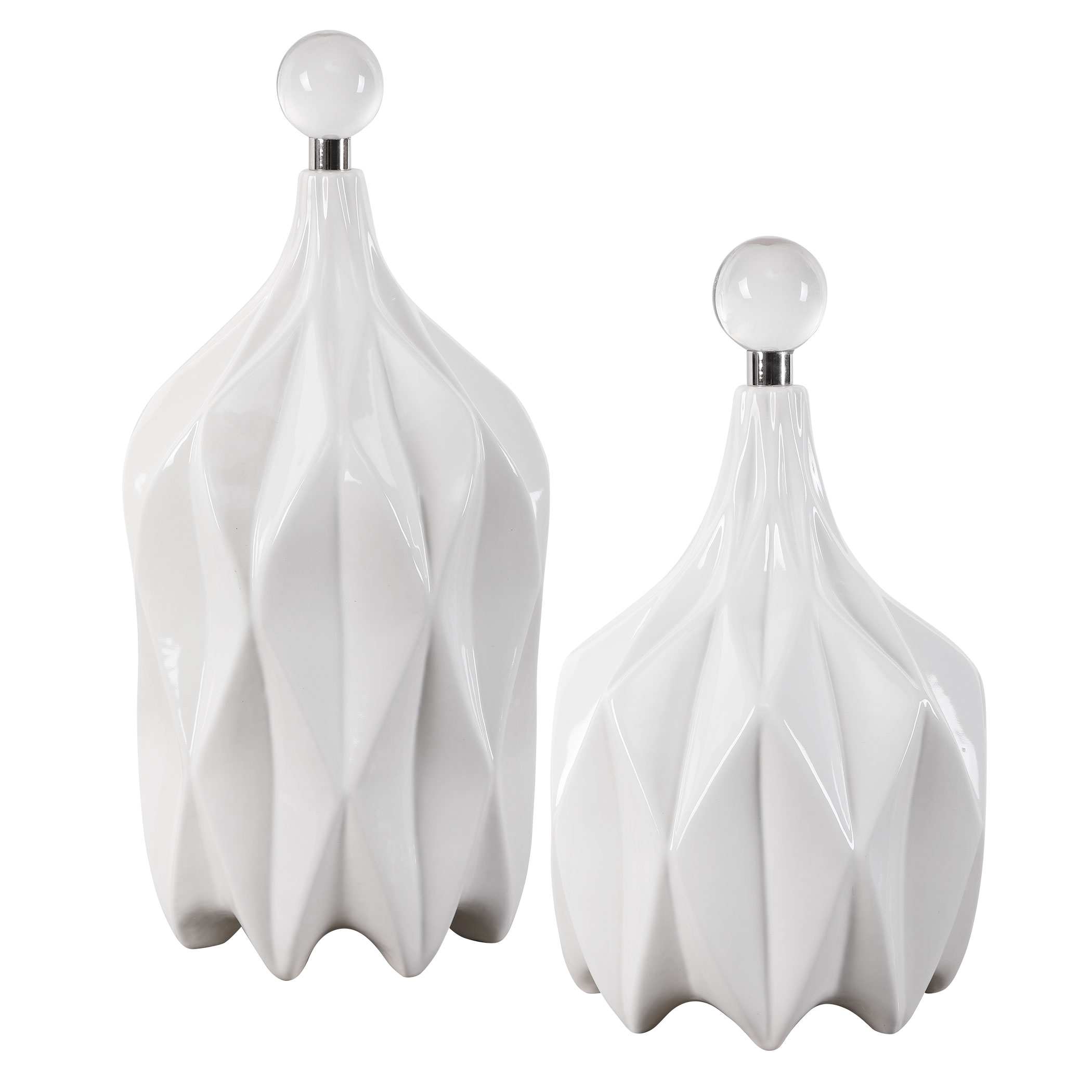 Klara White Bottles Set/2 Klara White Bottles Set/2 large image