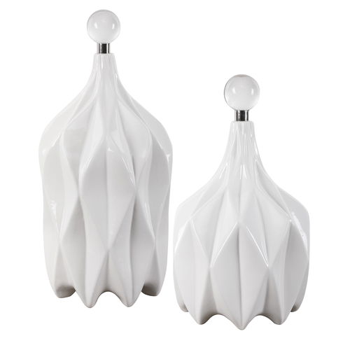 Klara White Bottles Set/2
