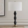 Threefold Black Stone Table Lamp thumbnail 3