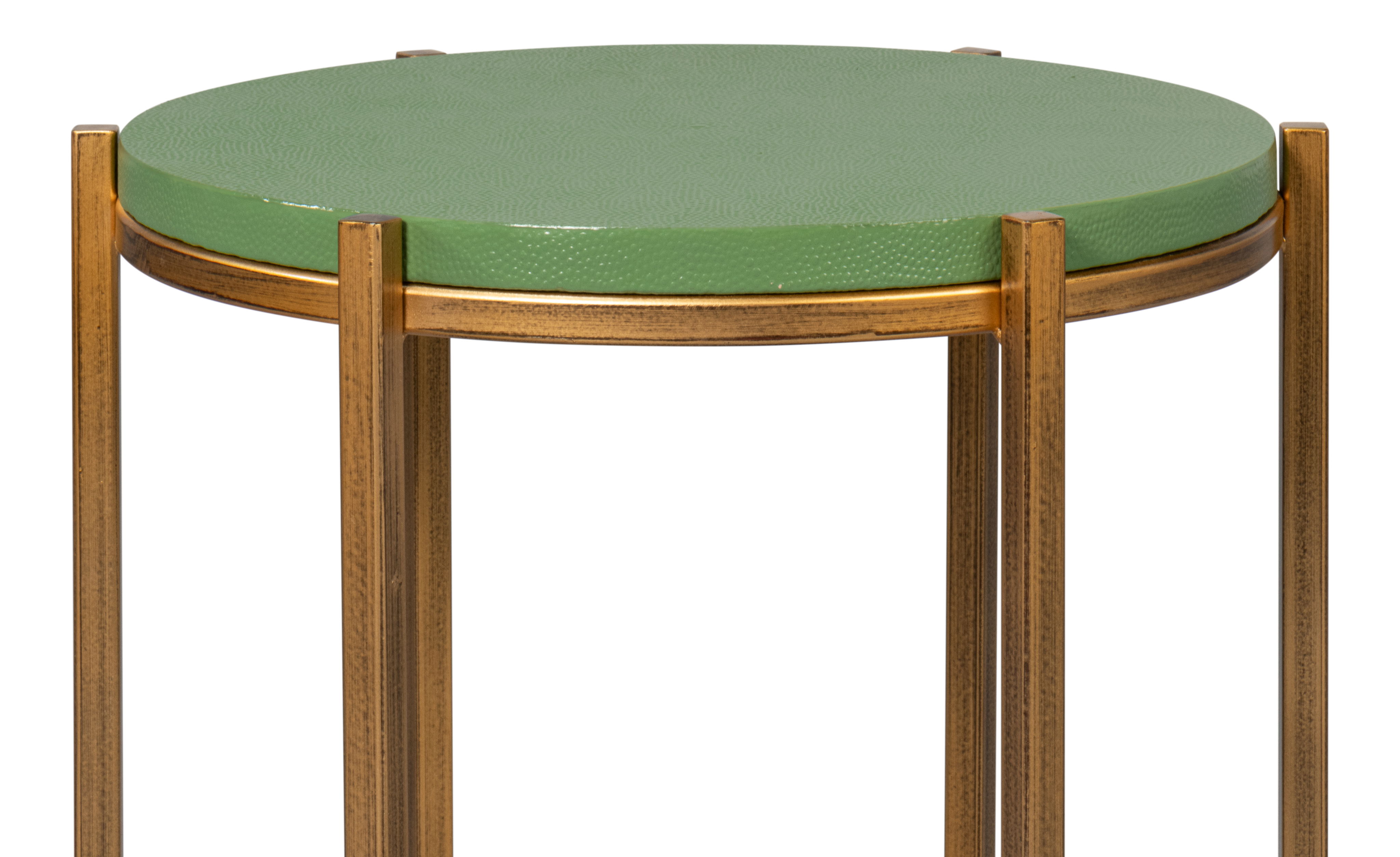 Spence Side Table, Watercress, Side & End Table by Sarreid, 16" length x 16" width x 21" height View 12