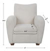 Teddy White Shearling Accent Chair thumbnail 2