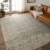 Jaipur Living Stage SLN19 Handknotted Medallion Green and White Area Rug (9'x12') thumbnail 1