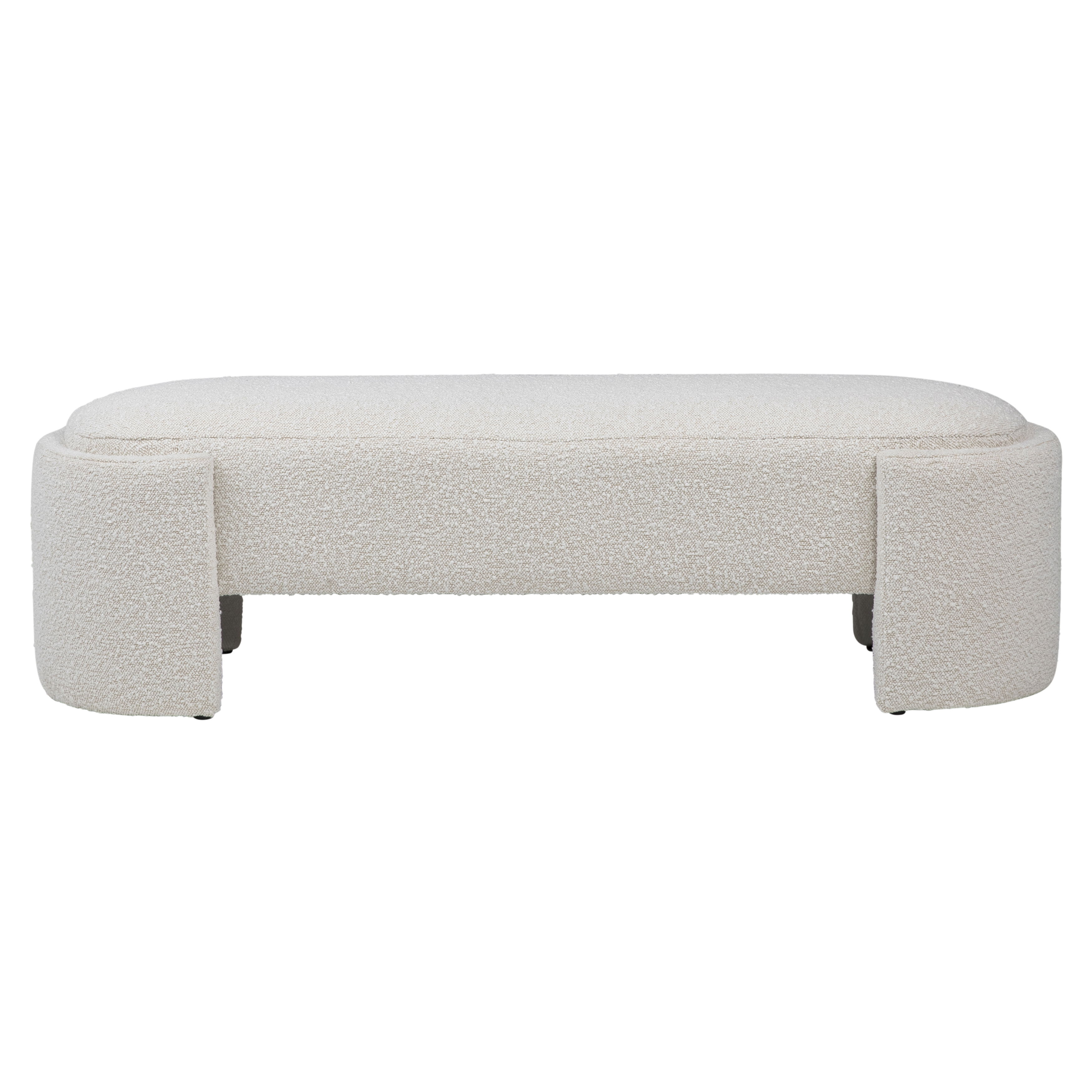 Casa Bench, Benche by Dovetail, 55.5" width x 16.5" height x 39" diameter x 18.5" depth View 2