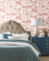 Seasons Toile Scarlet Wallpaper thumbnail 1