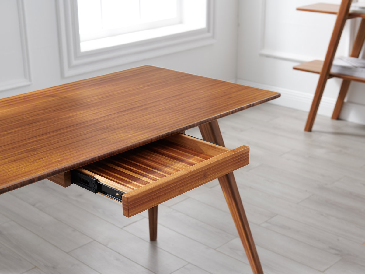 Studio Plus Desk Amber, Writing Desk by Greenington, 48" length x 24" width x 29.5" height View 5