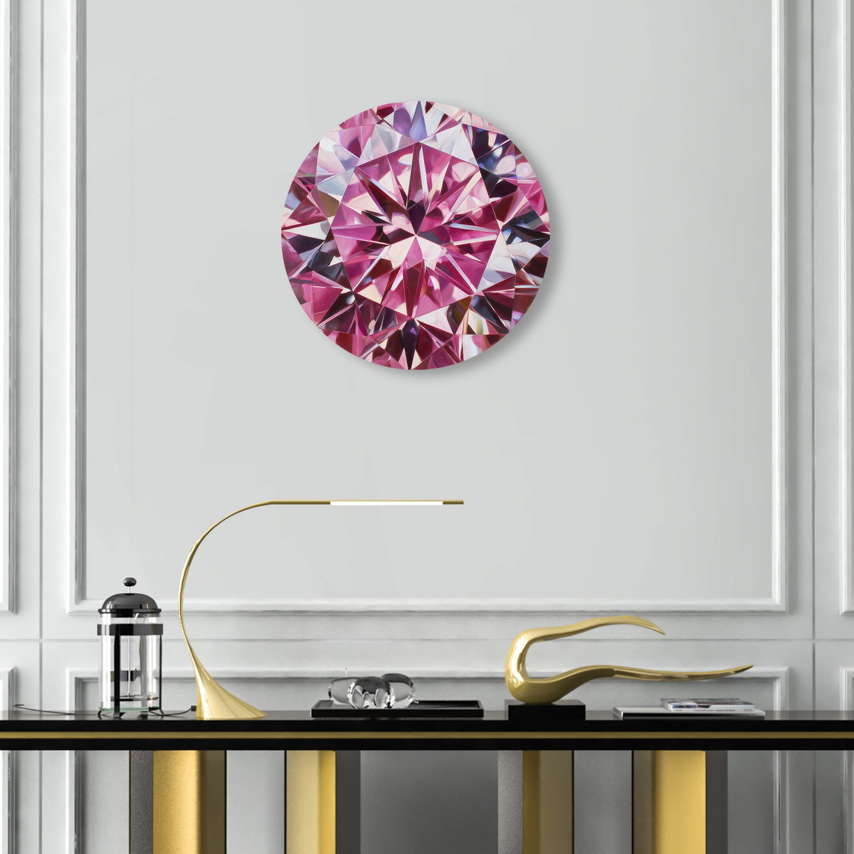 Rosy Glow Orb II (No Embellishment), Art by Oliver Gal,  24 View 2
