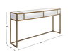 Reflect Mirrored Console Table, by Uttermost, 62" width x 32" height x 14" depth thumbnail 3