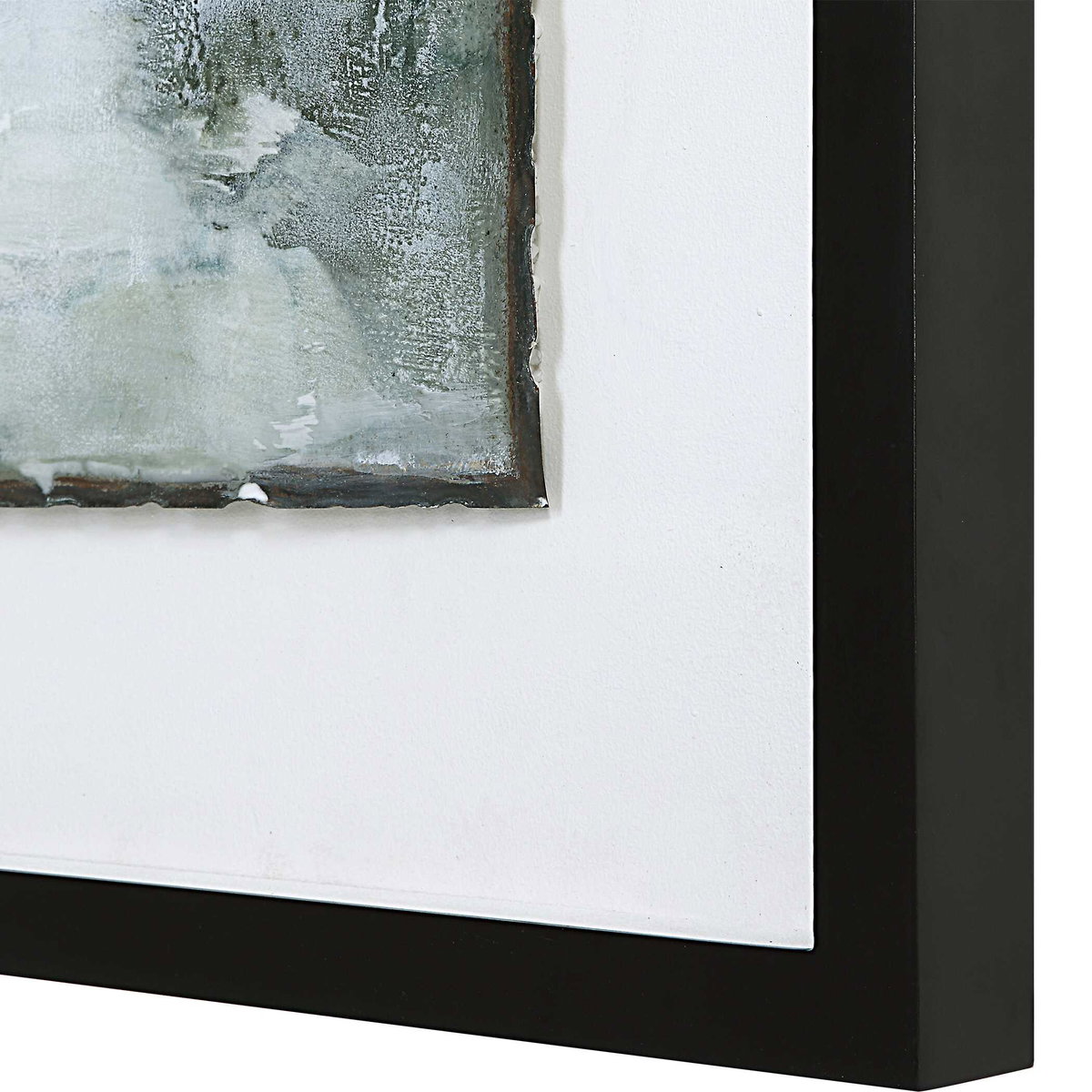 Lakeside Grande Framed Abstract Print, Art by Uttermost, 40" width x 60.25" height x 2.25" depth View 6