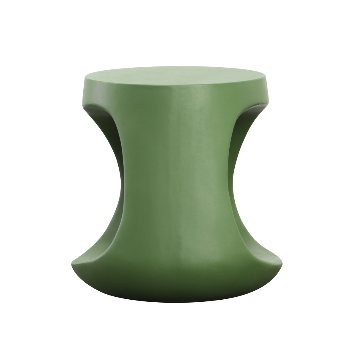Owens Outdoor Side Table Green, Side & End Table by Dovetail, 18" width x 18" height x 18" depth View 3