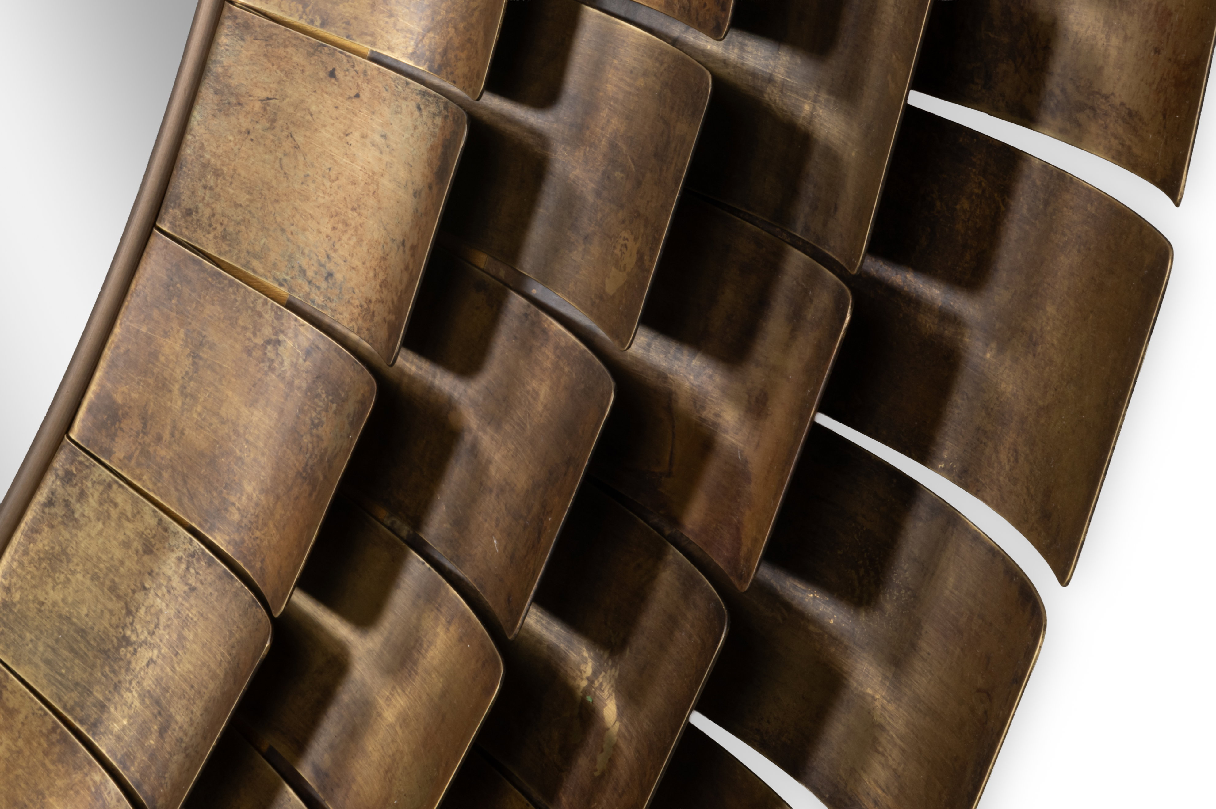 Mistral Wall Mirror, by Sarreid, 56" length x 3" width x 56" height View 8