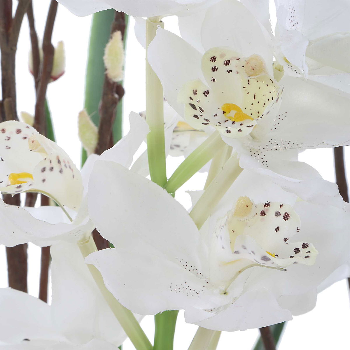 Eterna Orchid Centerpiece & Vase, Artificial Plants & Flower by Uttermost, 19.75" width x 48.5" height x 19.75" depth View 7