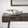 Petal Ivory Ricestone Bowl, Decorative Tray by Uttermost, 16.75" width x 4" height x 16.75" depth thumbnail 2