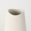 Salar  Cream Conical Crackled Ceramic Vase, by Mercana, 5.91" length x 5.91" width x 13.98" height thumbnail 4