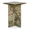 Blair Accent Table Rainforest Green Marble, Side & End Table by Moe's Home, 14" width x 20" height x 14" depth thumbnail 2