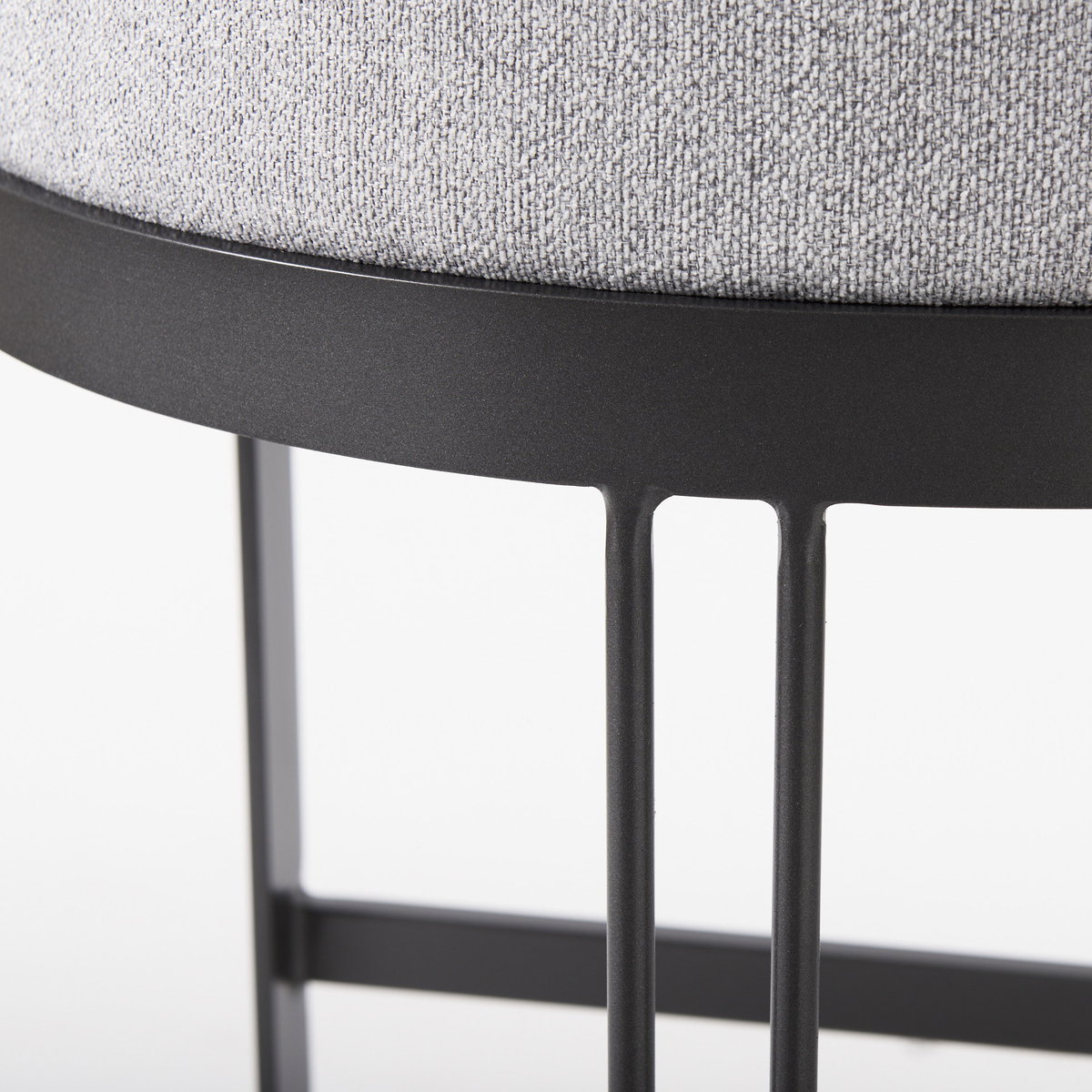 Hollyfield Low Back 32.7in Seat Counter Stool | II Gray Fabric with Bar, Counter & Bar Stool by Mercana, 20.5" length x 19.7" width x 32.7" height View 10